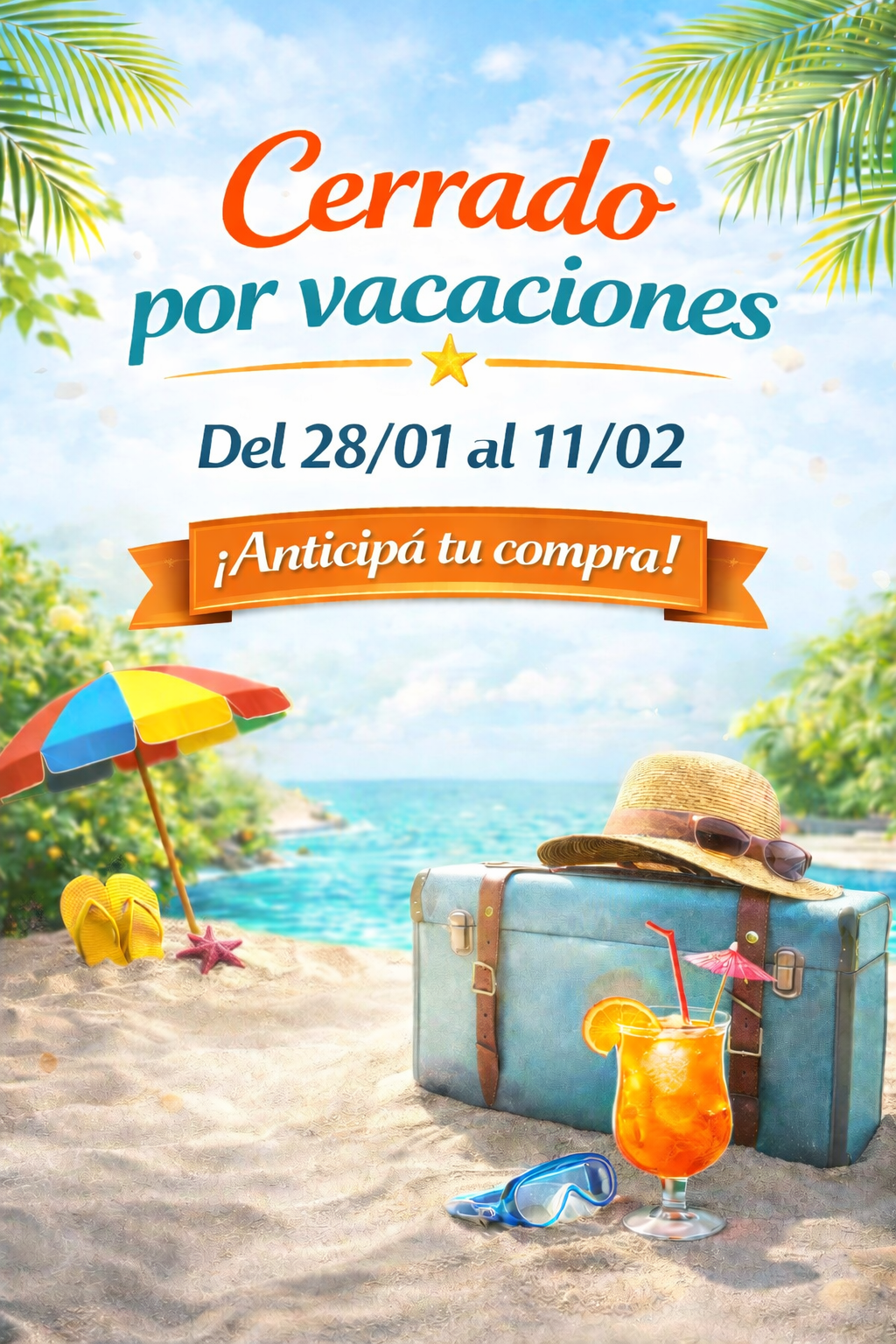 Cerrado por Vavaciones